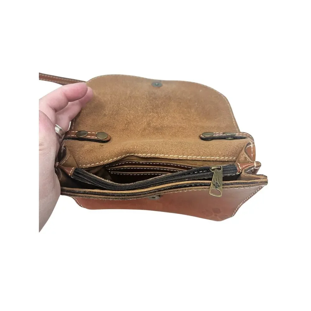 Patricia Nash Torri Tooled Crossbody Bag Small Crossbody Boho Western Cottage